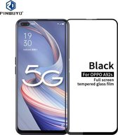 Voor OPPO A92s PINWUYO 9H 2.5D Volledig scherm gehard glasfilm (zwart)