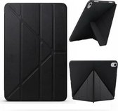 ENKAY Lambskin Texture + TPU Bottom Case Horizontale Vervorming Flip Leather Case voor iPad Pro 11 inch (2018), met drie-vouwbare houder & Sleep / Wake-up-functie (zwart)