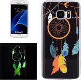 Voor Galaxy S7 / G930 Noctilucent Windgong Patroon IMD Vakmanschap Zachte TPU Beschermhoes