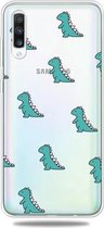 Voor Galaxy A50 Lucency Painted TPU Protective (Mini Dinosaurus)