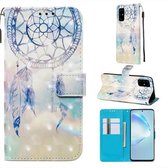 Voor Galaxy S20 + 3D Schilderen Horizontale Flip Leren Case met Houder & Kaartsleuf & Portemonnee & Lanyard (Dream Wind Chimes)