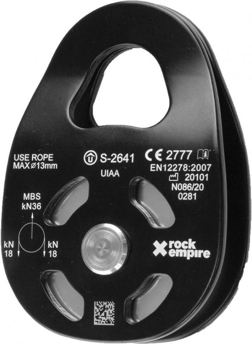 Rock Empire Pulley Ball Bearing Black