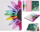 Voor iPad 10.5 inch Gekleurde Tekening Patroon Horizontale Flip PU Lederen Case met Houder & Kaartsleuven & Portemonnee (Zonnebloem)