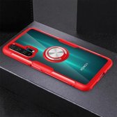 Ultradunne TPU-beschermhoes met 360 graden rotatiehouder voor Huawei Honor 20 Pro (rood)