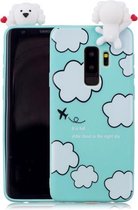 Voor Galaxy S9 + schokbestendig Cartoon TPU beschermhoes (wolken)