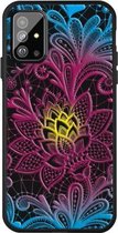 Voor Galaxy A71 Pattern Printing Embossment TPU Mobile Case (oogverblindend kant)