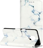 Voor Xiaomi Redmi Note 9 Pro Gekleurde Tekening Marmer Patroon Horizontale Flip PU Lederen Case met Houder & Kaartsleuven & Portemonnee (Wit Marmer)