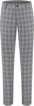 GENTS | Chino Heren | Jeans Heren slim blokruit grijs-blauw 0136 Maat M