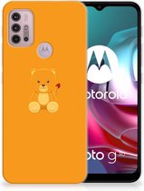 Silicone Hoesje Motorola Moto G30 | G10 GSM Hoesje Baby Beer