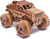Wood Trick – Modelbouw 3D houten puzzel – ‘Monster truck' (WDTK015) – 556 stuks - Geen lijm noch verf nodig!
