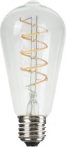 Snoerboer Curled Edison ledlamp - E27 - 4,5W - 160lm - extra warm wit