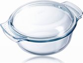 Pyrex Classic Furnace Bowl Round - Couvercle inclus - Verre borosilicate - 1,4 litres - Transparent
