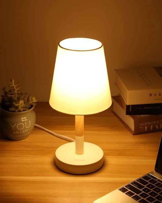 Kort leven koelkast Voorkeur Set van twee nachtlampen - LED Tafel lampen in Scandinavisch design - LED  lamp met... | bol.com