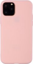 Schokbestendig Frosted TPU-beschermhoesje voor iPhone 12/12 Pro (roze)