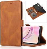 Voor Xiaomi Mi 10 Pro Retro Magnetische Sluiting Horizontale Flip Leren Case met Houder & Kaartsleuven & Fotolijst & Portemonnee (Bruin)