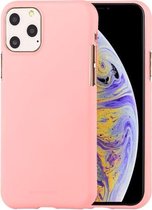 GOOSPERY SOFE FEELING TPU schokbestendig en krasvast hoesje voor iPhone 11 Pro Max (roze)