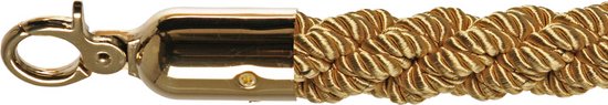 Barrier rope luxury gold chrome