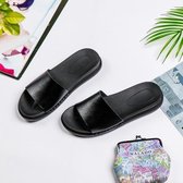 Eenvoudige mode comfortabele lichtgewicht pantoffels voor dames (kleur: zwart maat: 38)