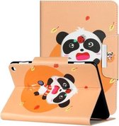 Voor Amazon Kindle Fire HD 8 (2020) Gekleurde tekening patroon Horizontale flip lederen tas met houder & kaartsleuven & portemonnee (Ladybug Panda)