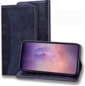 Voor Samsung Galaxy Note20 Business Stitching Horizontale flip lederen tas met dubbele vouw & beugel & kaartsleuven & fotolijst & portemonnee (zwart)
