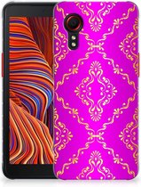 GSM Hoesje Geschikt voor Samsung Xcover 5 Enterprise Edition | Geschikt voor Samsung Galaxy Xcover 5 Beschermhoesje Barok Roze