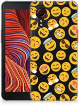 Backcover Soft Siliconen Hoesje Geschikt voor Samsung Xcover 5 Enterprise Edition | Geschikt voor Samsung Galaxy Xcover 5 Telefoon Hoesje Super als Cadeautjes voor Meisjes Emoji