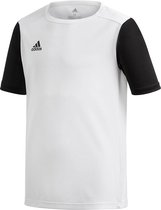 adidas - Estro 19 Jersey JR - AEROREADY Voetbalshirt - 140 - Wit