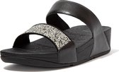 FitFlop™ Lulu Glitter Splash Slides Black - Maat 37