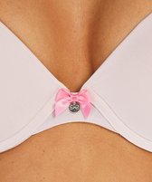 Hunkemöller Lingerie Dames Voorgevormde beugel bh Plunge  - Roze - maat A70