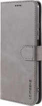 LC.IMEEKE Xiaomi Redmi Note 10 / 10S Hoesje Wallet Book Case Grijs