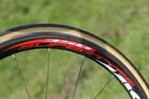 Miche wielset Supertype 358 Camp.Full Carbon (tube) rood