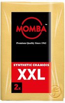 Momba Synthetische zeem XXL - Voor het streeploos schoonmaken - Set van 2 stuks