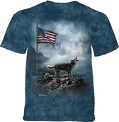 T-shirt American Storm Wolf L