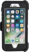 Apple iPhone SE (2020) Hoesje - Xccess - Survivor Serie - Hard Kunststof Backcover - Zwart - Hoesje Geschikt Voor Apple iPhone SE (2020)
