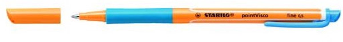 Rollerpen STABILO PointVisco 1099/51 azuurblauw | 10 stuks