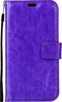 Mobigear Wallet Bookcase Hoesje - Geschikt voor Samsung Galaxy A3 (2017) - Paars