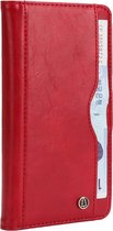 Huawei Mate 20 Pro Hoesje - Mobigear - Wallet Serie - Kunstlederen Bookcase - Rood - Hoesje Geschikt Voor Huawei Mate 20 Pro