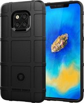 Huawei Mate 20 Pro Hoesje - Mobigear - Rugged Shield Serie - TPU Backcover - Zwart - Hoesje Geschikt Voor Huawei Mate 20 Pro