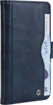 Huawei Mate 20 Pro Hoesje - Mobigear - Wallet3 Serie - Kunstlederen Bookcase - Blauw - Hoesje Geschikt Voor Huawei Mate 20 Pro