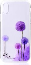 Apple iPhone XS Max Hoesje - Mobigear - Design Serie - TPU Backcover - Dandelion - Hoesje Geschikt Voor Apple iPhone XS Max