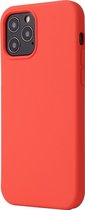Mobigear Hoesje geschikt voor Apple iPhone 12 Mini Siliconen Telefoonhoesje | Mobigear Rubber Touch Backcover | iPhone 12 Mini Case | Back Cover - Coral | Oranje