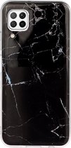 Huawei P40 Lite Hoesje - Mobigear - Marble Serie - TPU Backcover - Zwart - Hoesje Geschikt Voor Huawei P40 Lite