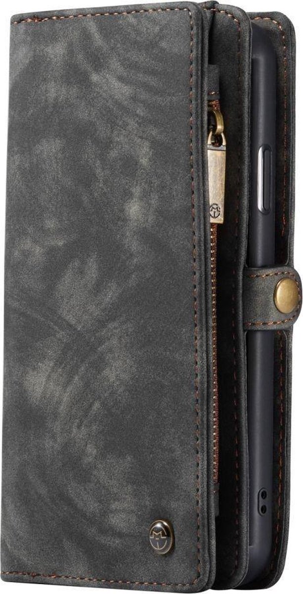 Mobigear CaseMe Luxury Wallet Case Zwart Apple iPhone 11