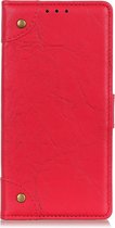 Samsung Galaxy A20e Hoesje - Mobigear - Ranch Serie - Kunstlederen Bookcase - Rood - Hoesje Geschikt Voor Samsung Galaxy A20e