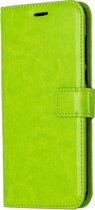 Nokia 3.1 Plus Hoesje - Mobigear - Wallet Serie - Kunstlederen Bookcase - Groen - Hoesje Geschikt Voor Nokia 3.1 Plus