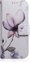 Apple iPhone 11 Pro Max Hoesje - Mobigear - Design Serie - Kunstlederen Bookcase - Magnolia - Hoesje Geschikt Voor Apple iPhone 11 Pro Max