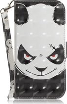 Samsung Galaxy A30s Hoesje - Mobigear - Design Serie - Kunstlederen Bookcase - Panda - Hoesje Geschikt Voor Samsung Galaxy A30s