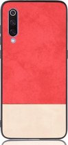 Xiaomi Mi 9 Hoesje - Mobigear - Two-Tone Serie - Hardcase Backcover - Rood - Hoesje Geschikt Voor Xiaomi Mi 9