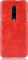 OnePlus 7 Pro Hoesje - Mobigear - Excellent Serie - Hard Kunststof Backcover - Rood - Hoesje Geschikt Voor OnePlus 7 Pro