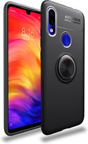 Xiaomi Redmi 7 Hoesje - Mobigear - Armor Ring Serie - Hard Kunststof Backcover - Zwart - Hoesje Geschikt Voor Xiaomi Redmi 7